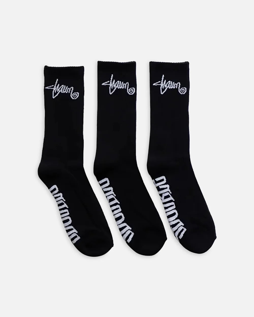 S DOUBLE STANDARD SHAWN CREW SOCKS 3 PACK