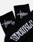 S DOUBLE STANDARD SHAWN CREW SOCKS 3 PACK
