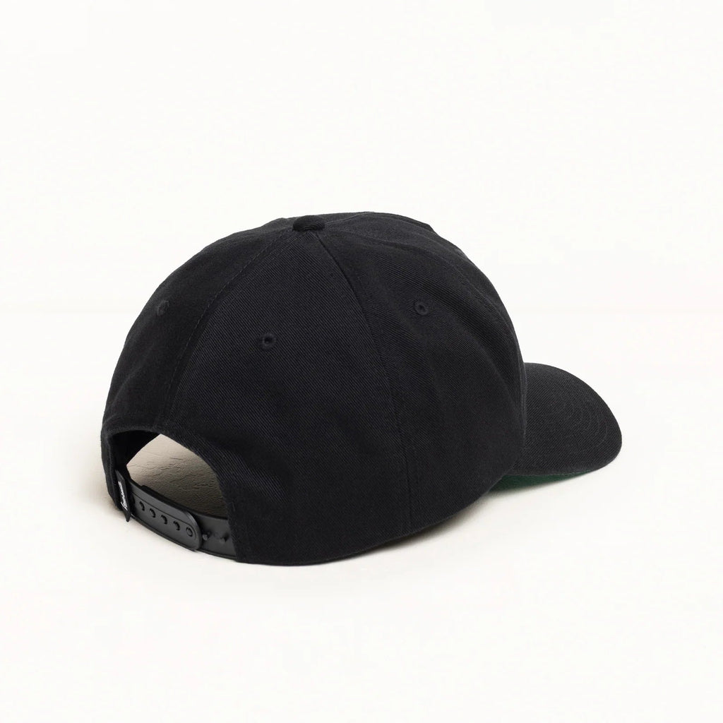 Black cap on a white background