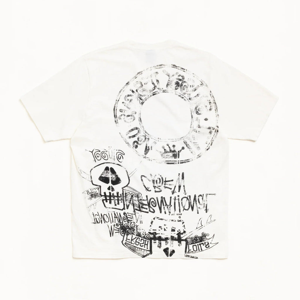 STUSSY SKULLS TEE PIGMENT DYED