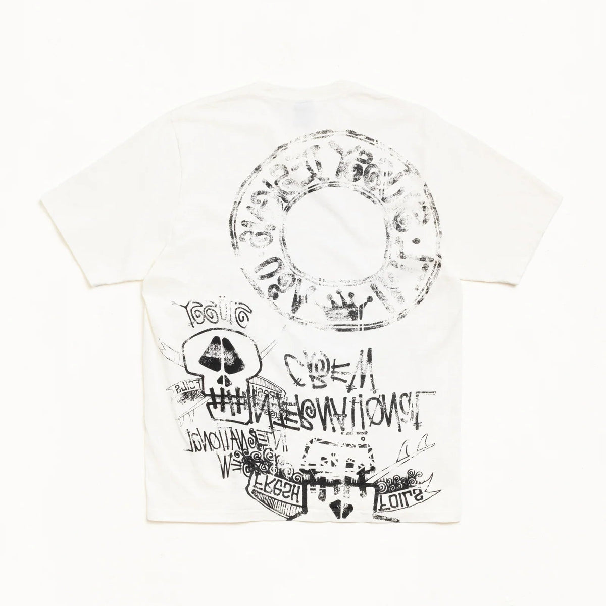 STUSSY SKULLS TEE PIGMENT DYED
