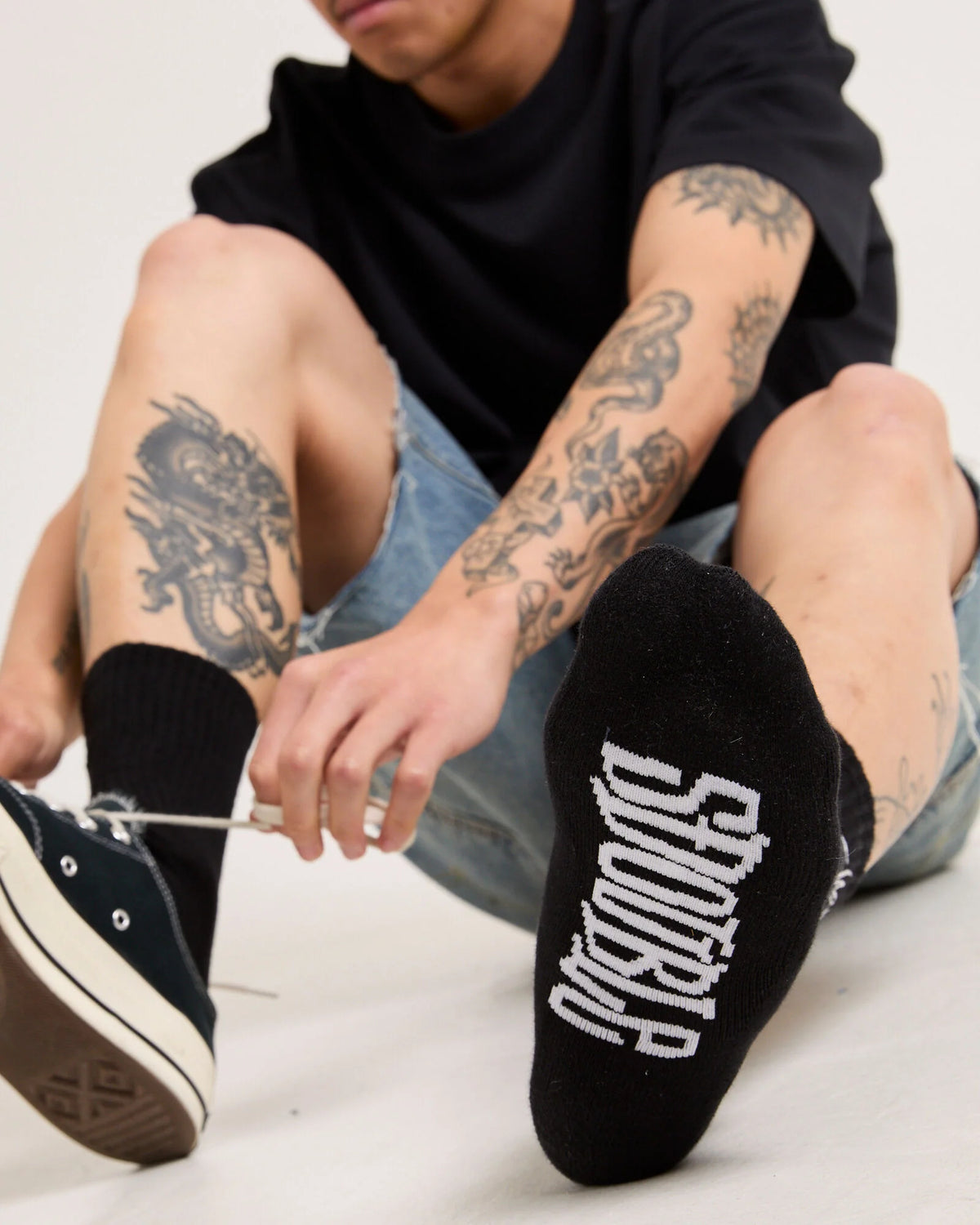 S DOUBLE STANDARD SHAWN CREW SOCKS 3 PACK