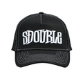 S DOUBLE MID-BLOCK CURVED PEAK TRUCKER HAT