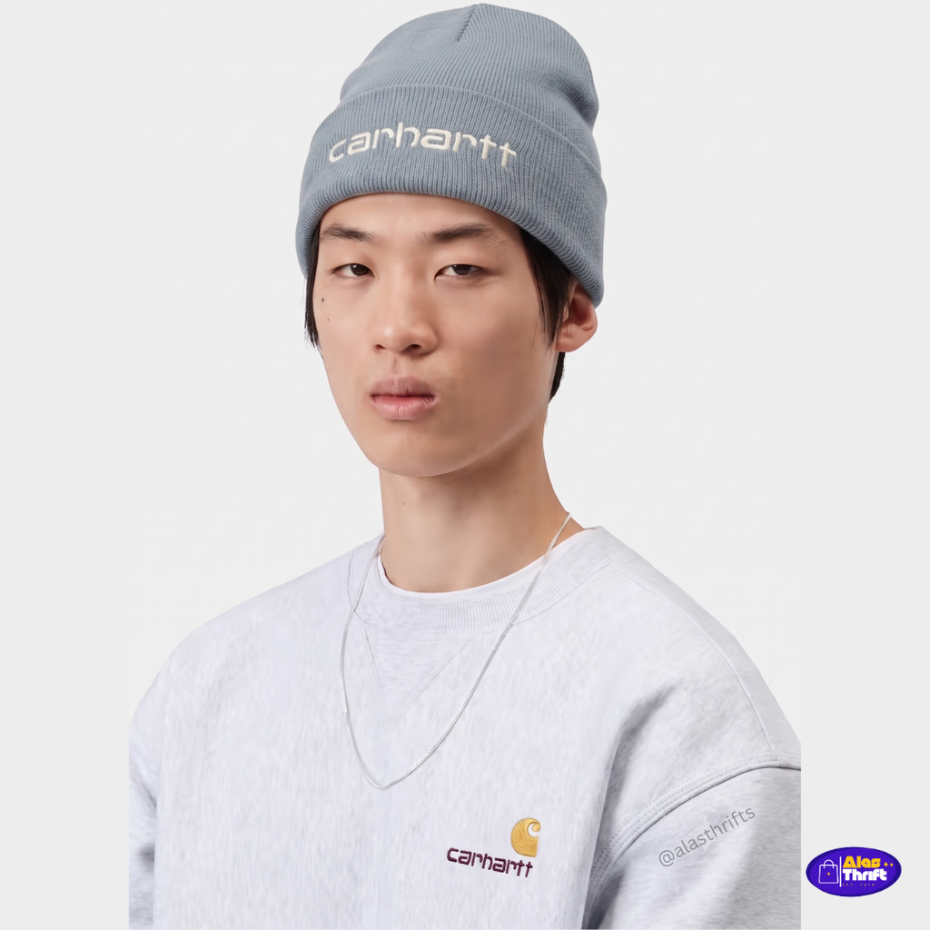 Carhartt WIP Script Beanie - Dove Grey