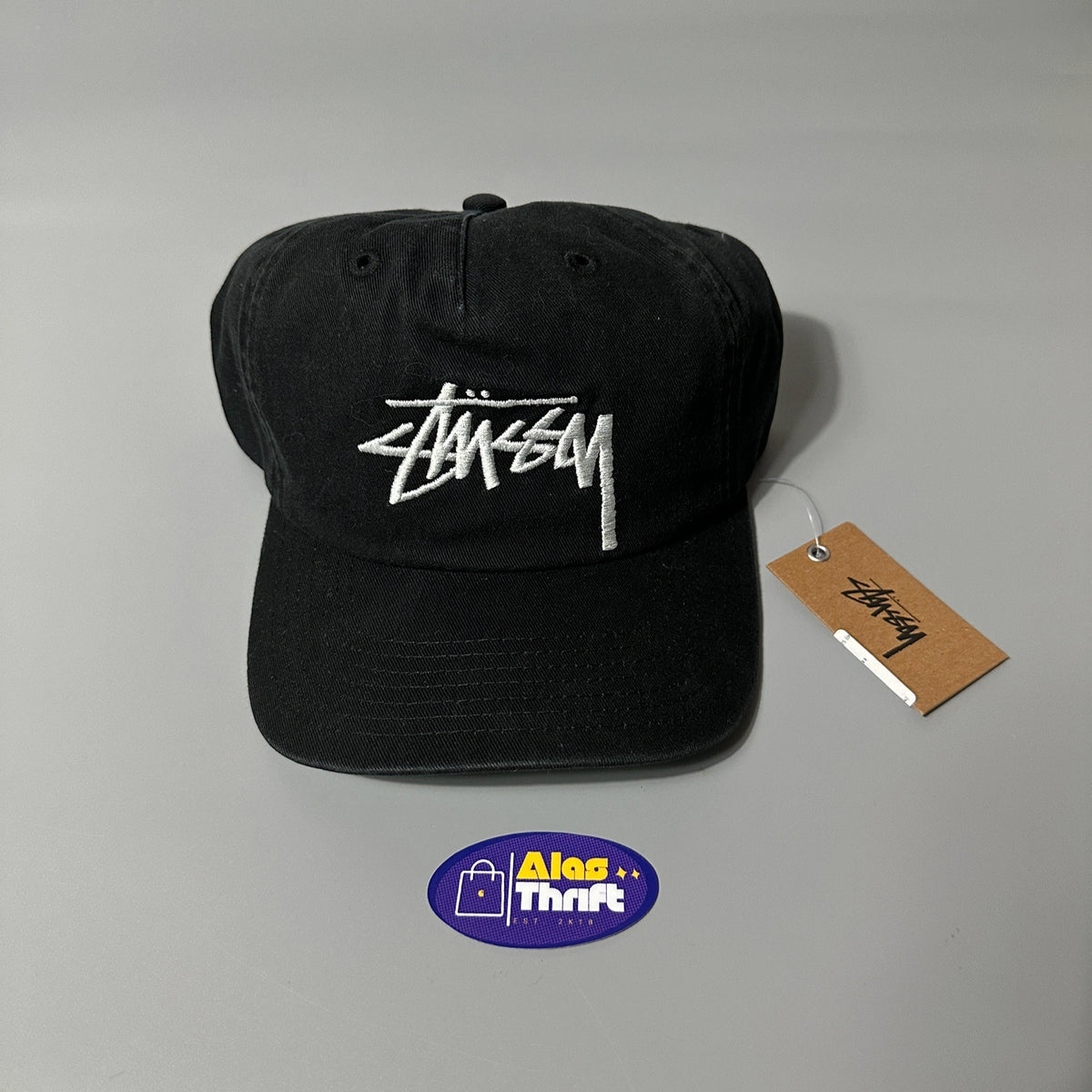 STUSSY MID DEPTH BIG STOCK SNAPBACK CAP