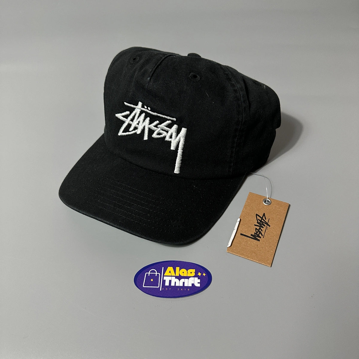 STUSSY MID DEPTH BIG STOCK SNAPBACK CAP