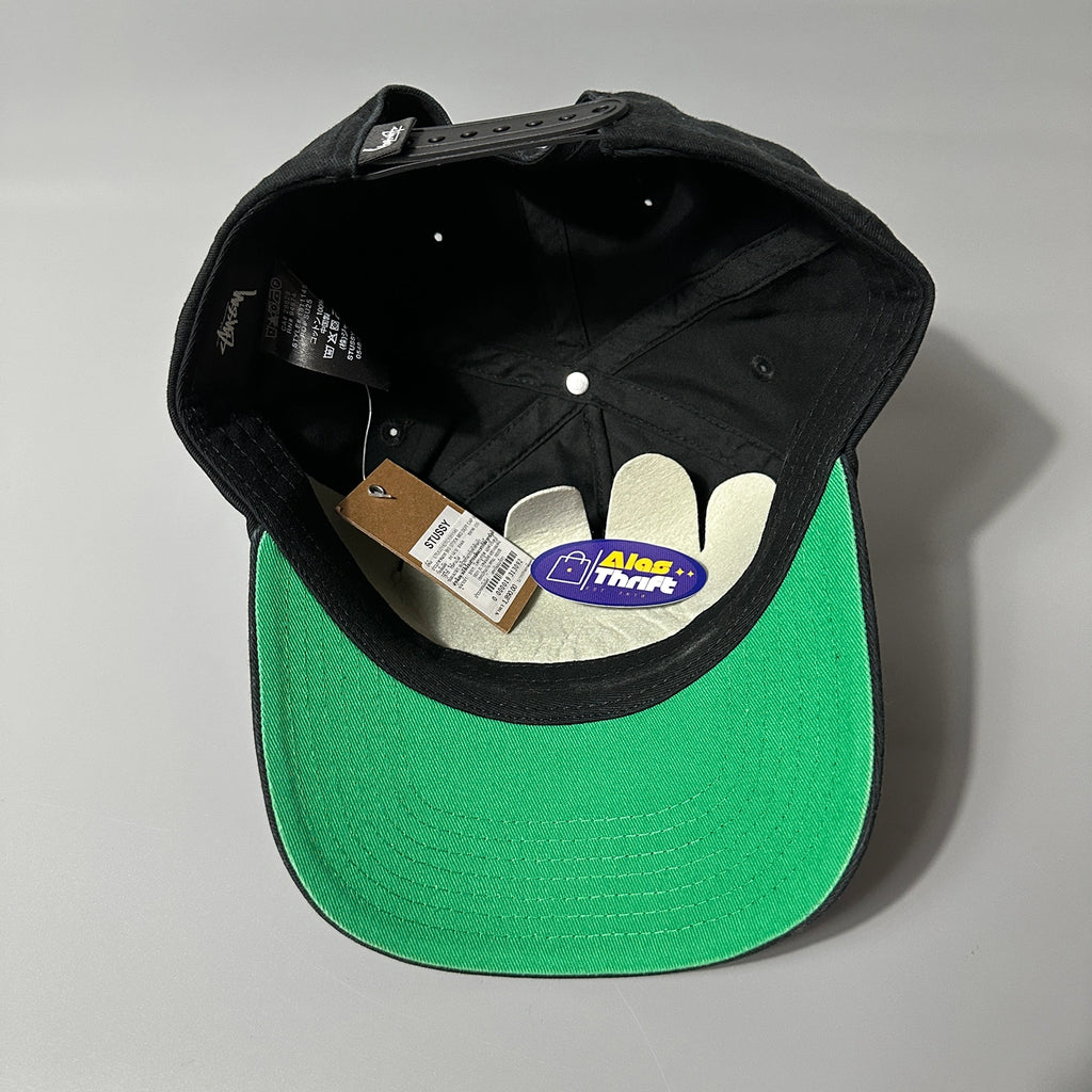 STUSSY MID DEPTH BIG STOCK SNAPBACK CAP
