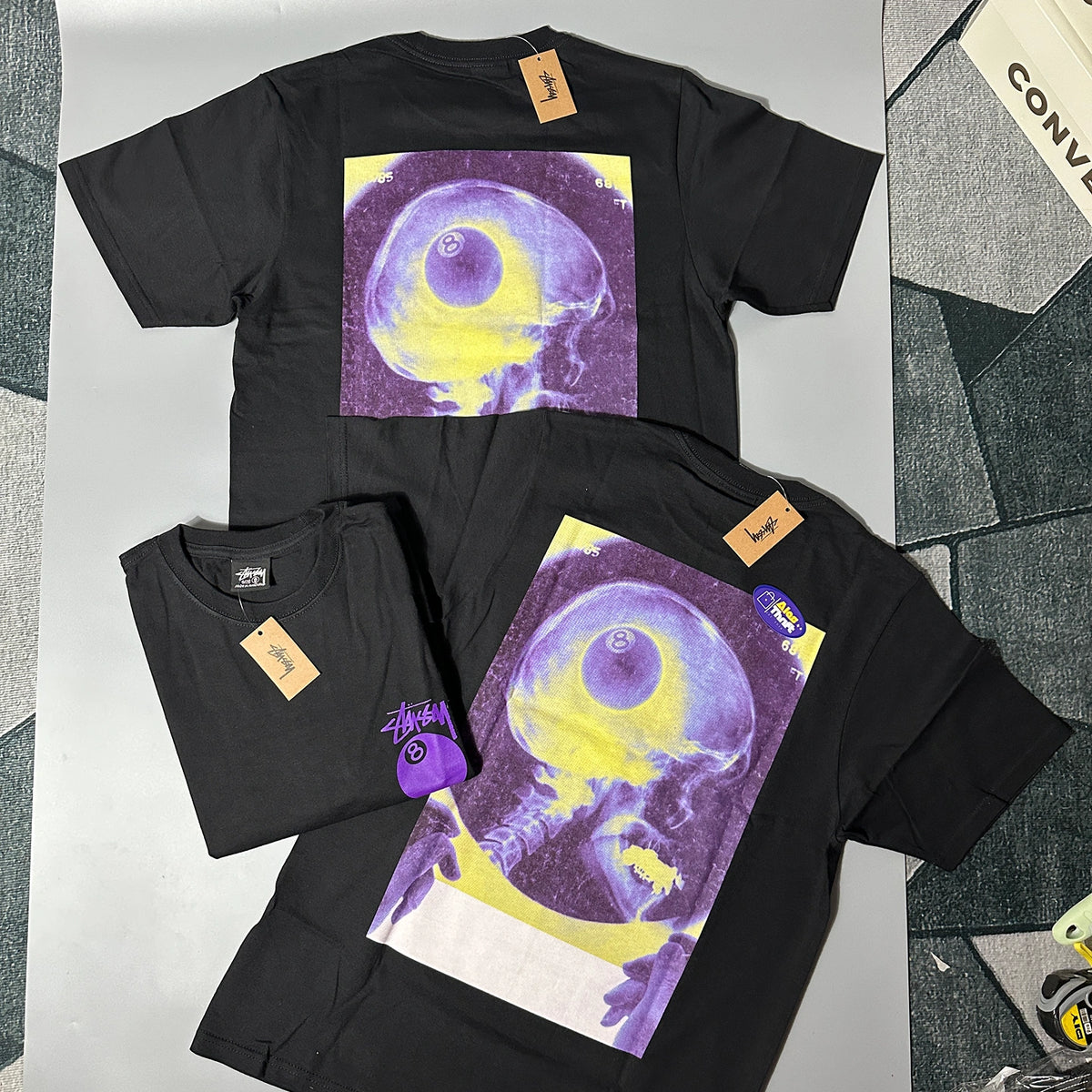 STUSSY 8 BALL X-RAY TEE (GRAIL TEE)