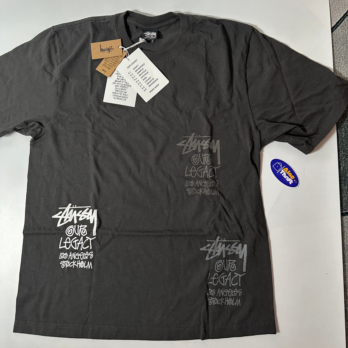 STUSSY X OUR LEGACY STAMP TEE