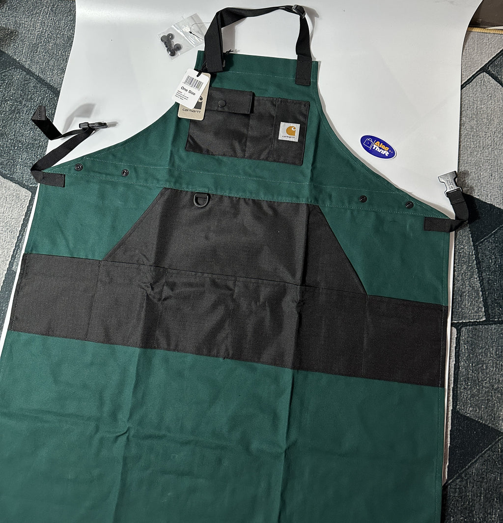CARHARTT WIP GROUNDWORKS APRON - CHERVIL/ BLACK