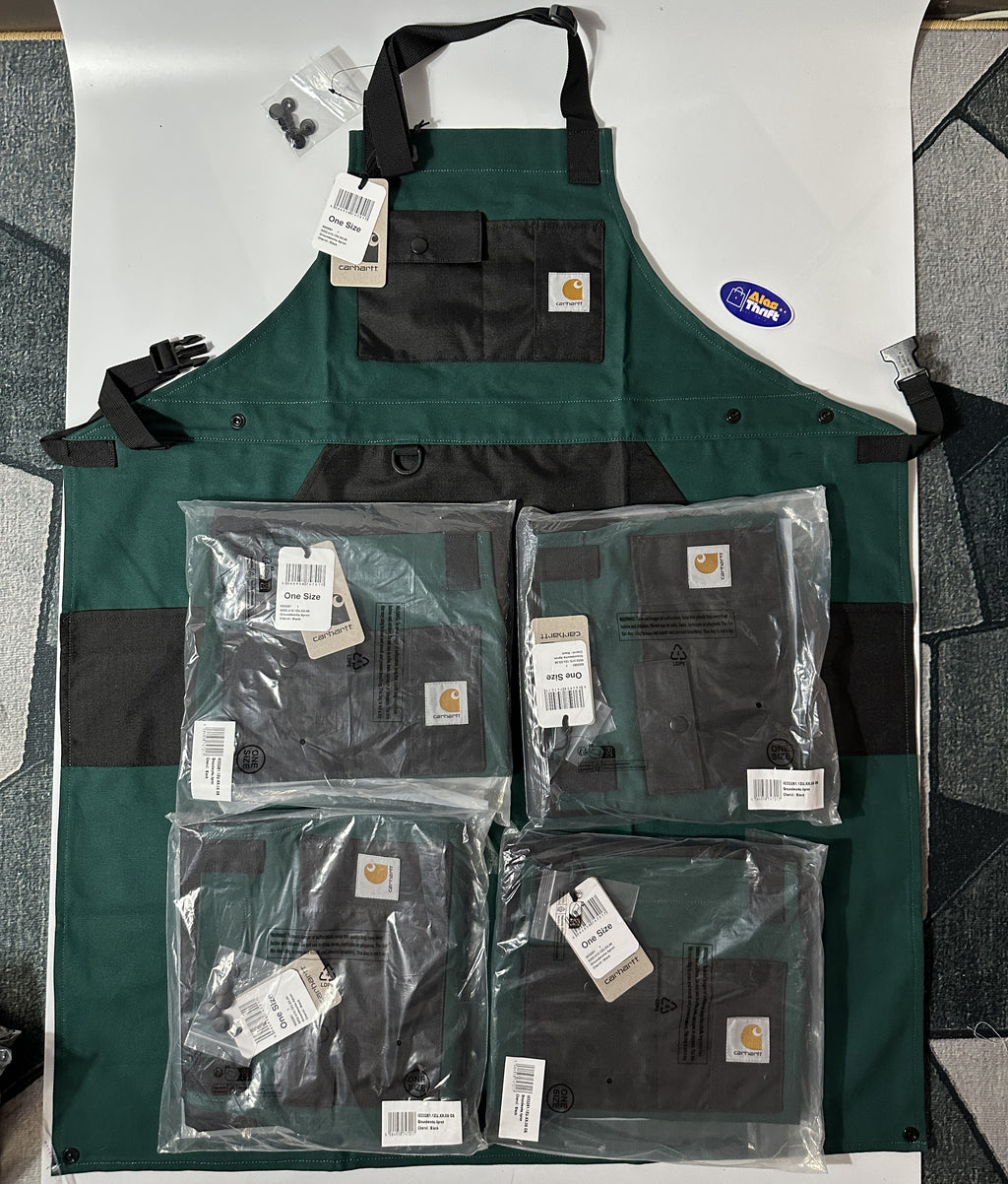 CARHARTT WIP GROUNDWORKS APRON - CHERVIL/ BLACK
