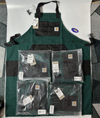 CARHARTT WIP GROUNDWORKS APRON - CHERVIL/ BLACK