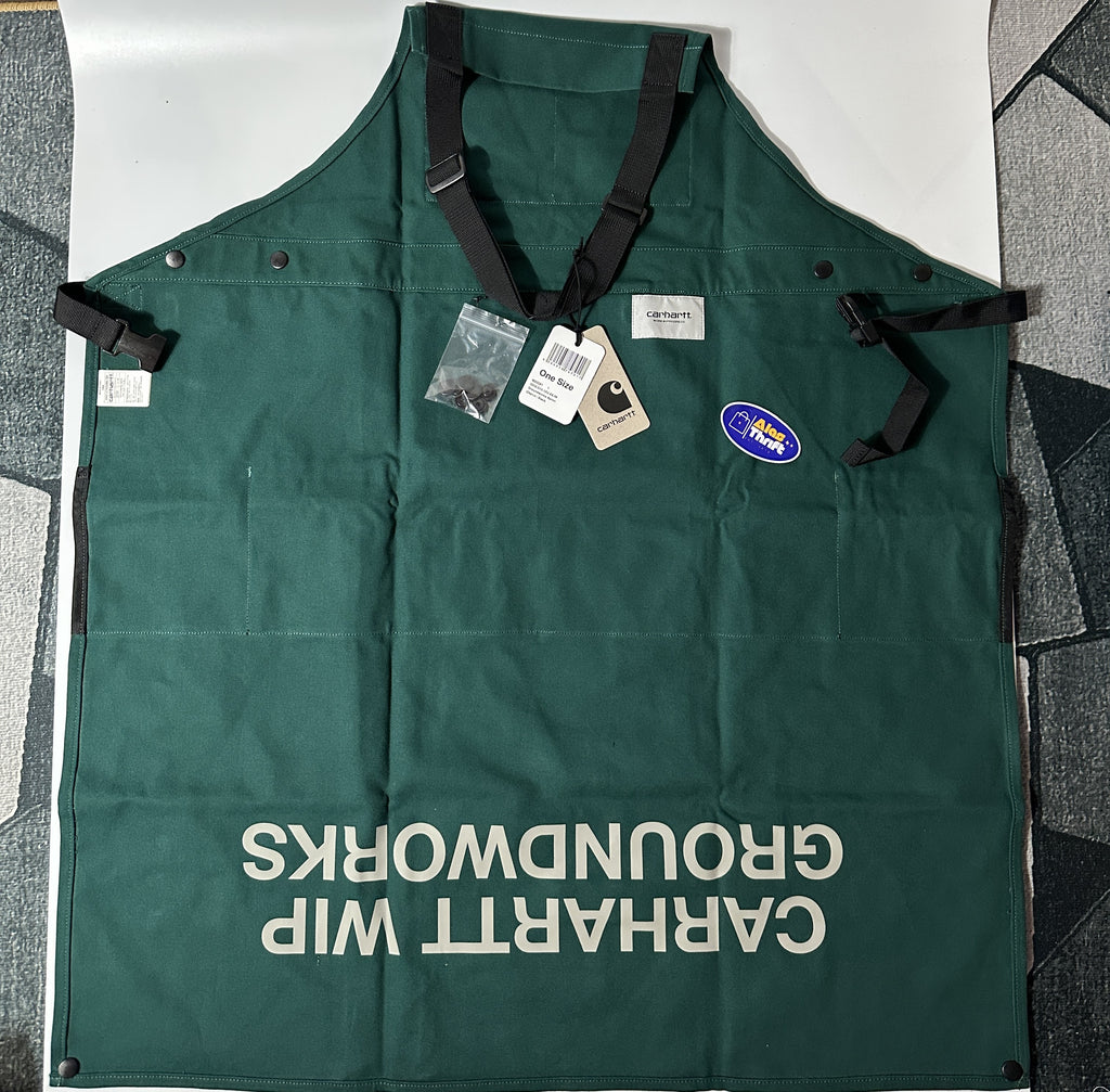 CARHARTT WIP GROUNDWORKS APRON - CHERVIL/ BLACK