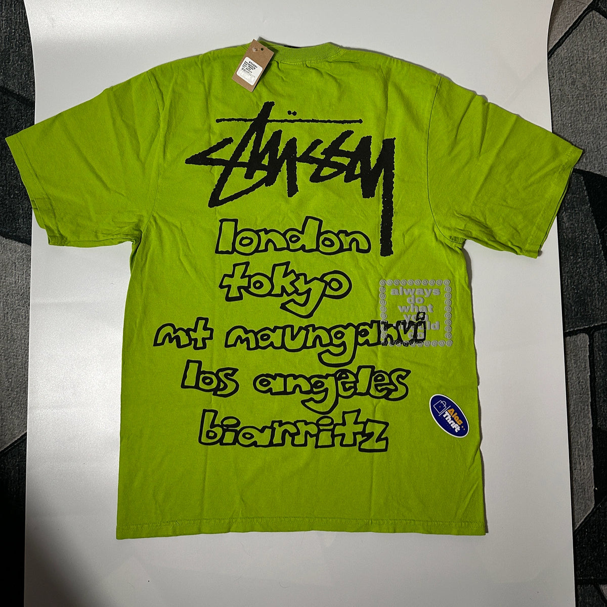 STUSSY & ALWAYS WORLD TOUR TEE