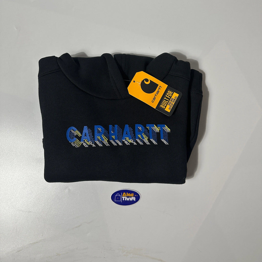 Carhartt CA6467 Unisex Kids Long-Sleeve Hooded Graphic Sweatshirt