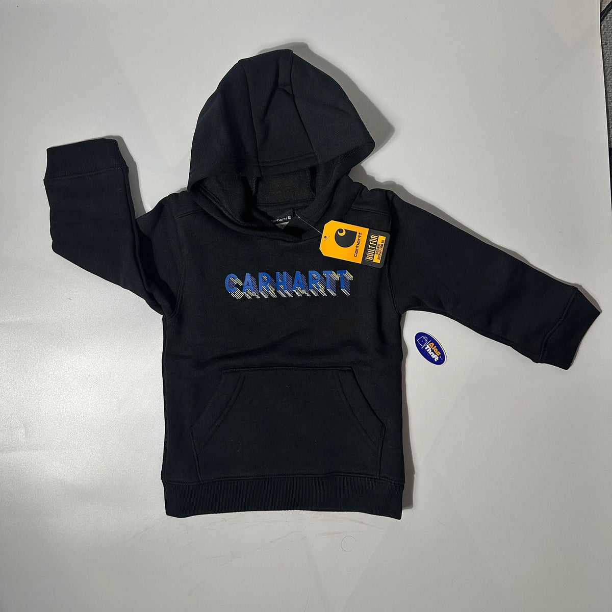 Carhartt CA6467 Unisex Kids Long-Sleeve Hooded Graphic Sweatshirt