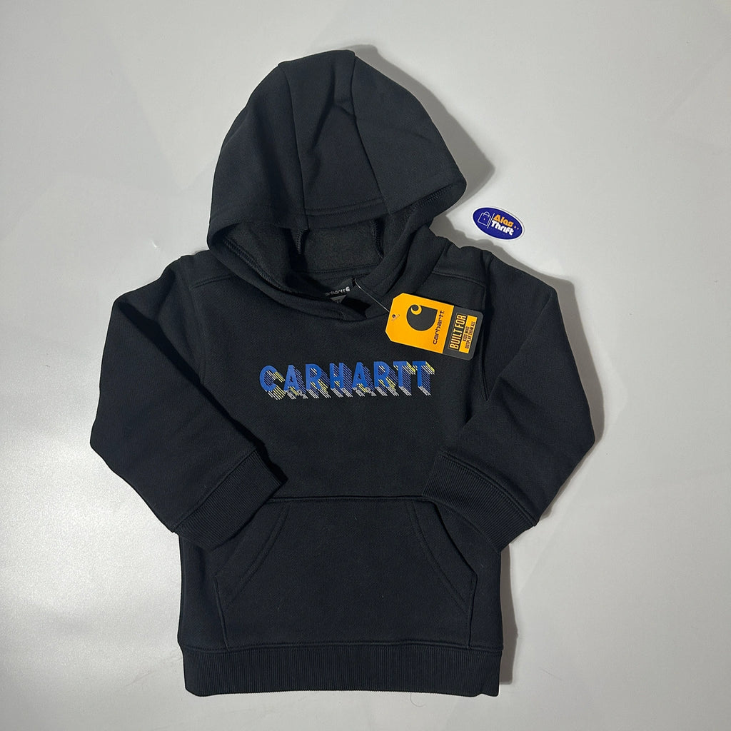 Carhartt CA6467 Unisex Kids Long-Sleeve Hooded Graphic Sweatshirt
