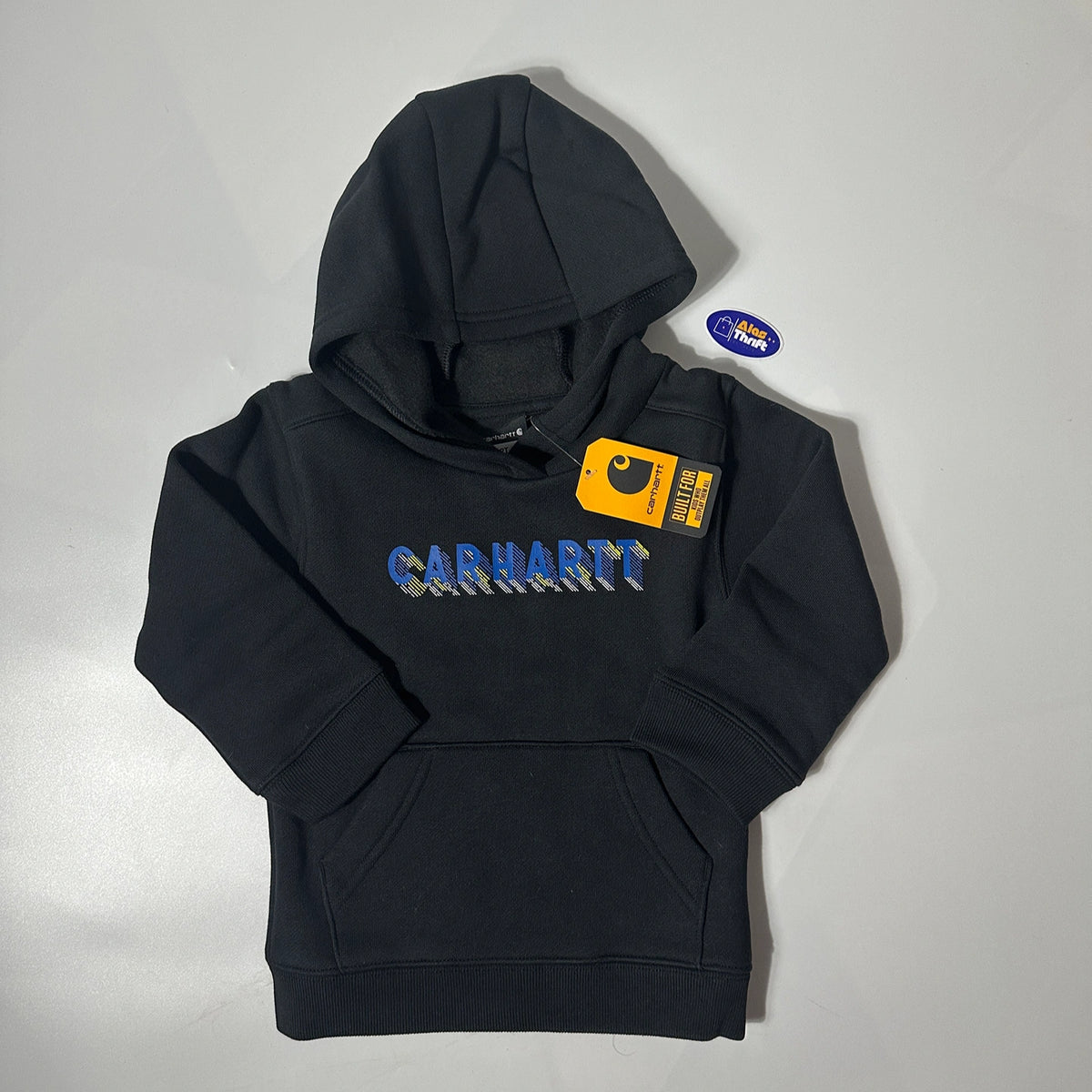 Carhartt CA6467 Unisex Kids Long-Sleeve Hooded Graphic Sweatshirt