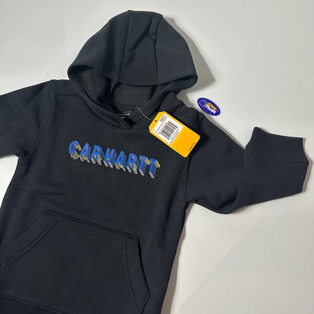 Carhartt CA6467 Unisex Kids Long-Sleeve Hooded Graphic Sweatshirt