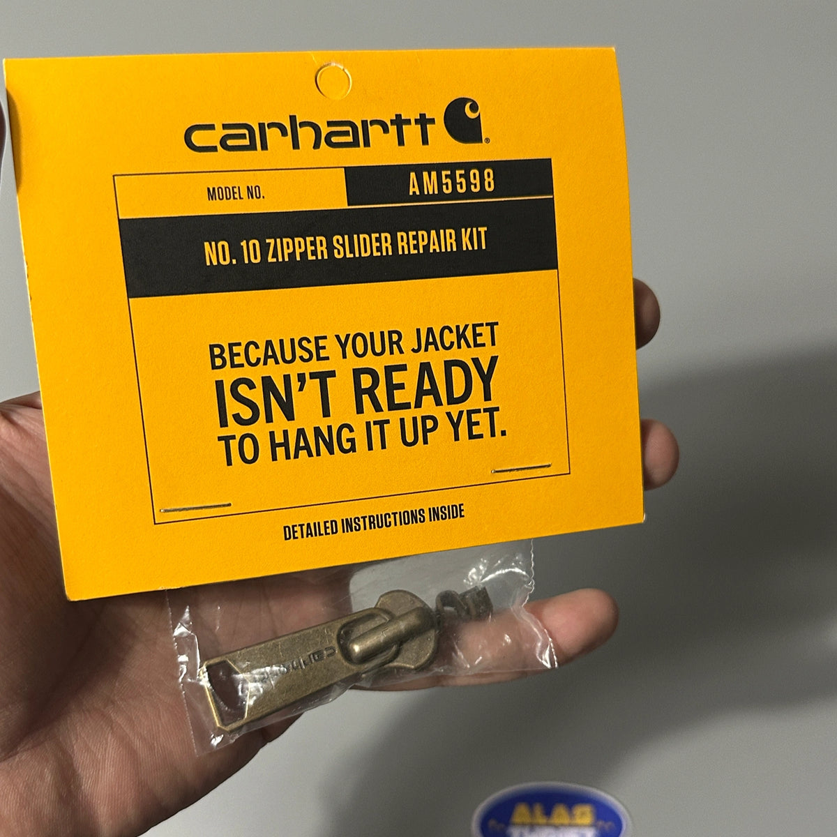 Carhartt No. 10 Zipper Slider Repair Kit
