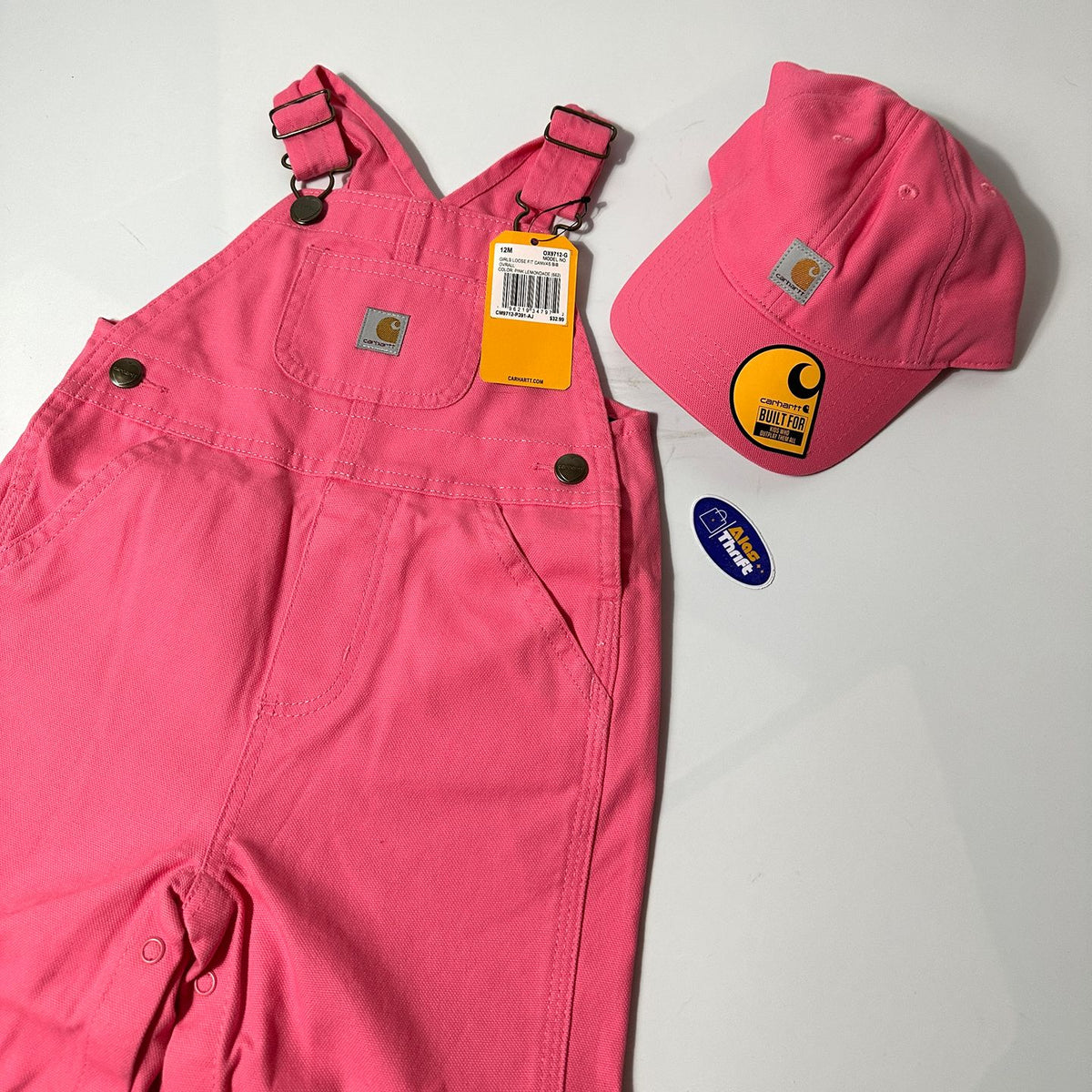 Carhartt CM9712 Kids Loose Fit Canvas Bib Overall Jumper