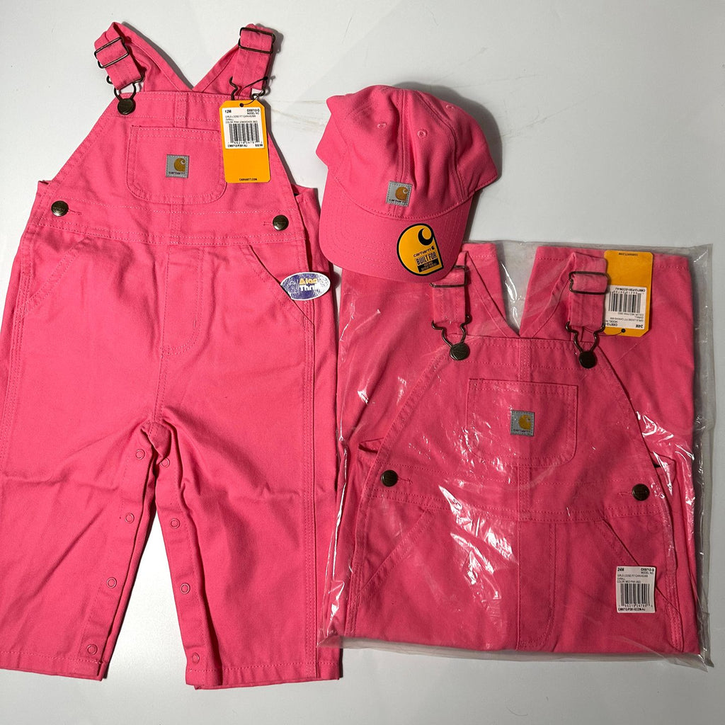 Carhartt CM9712 Kids Loose Fit Canvas Bib Overall Jumper