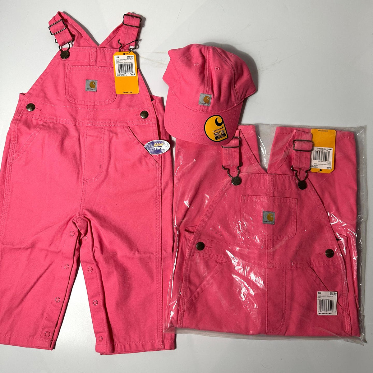 Carhartt CM9712 Kids Loose Fit Canvas Bib Overall Jumper