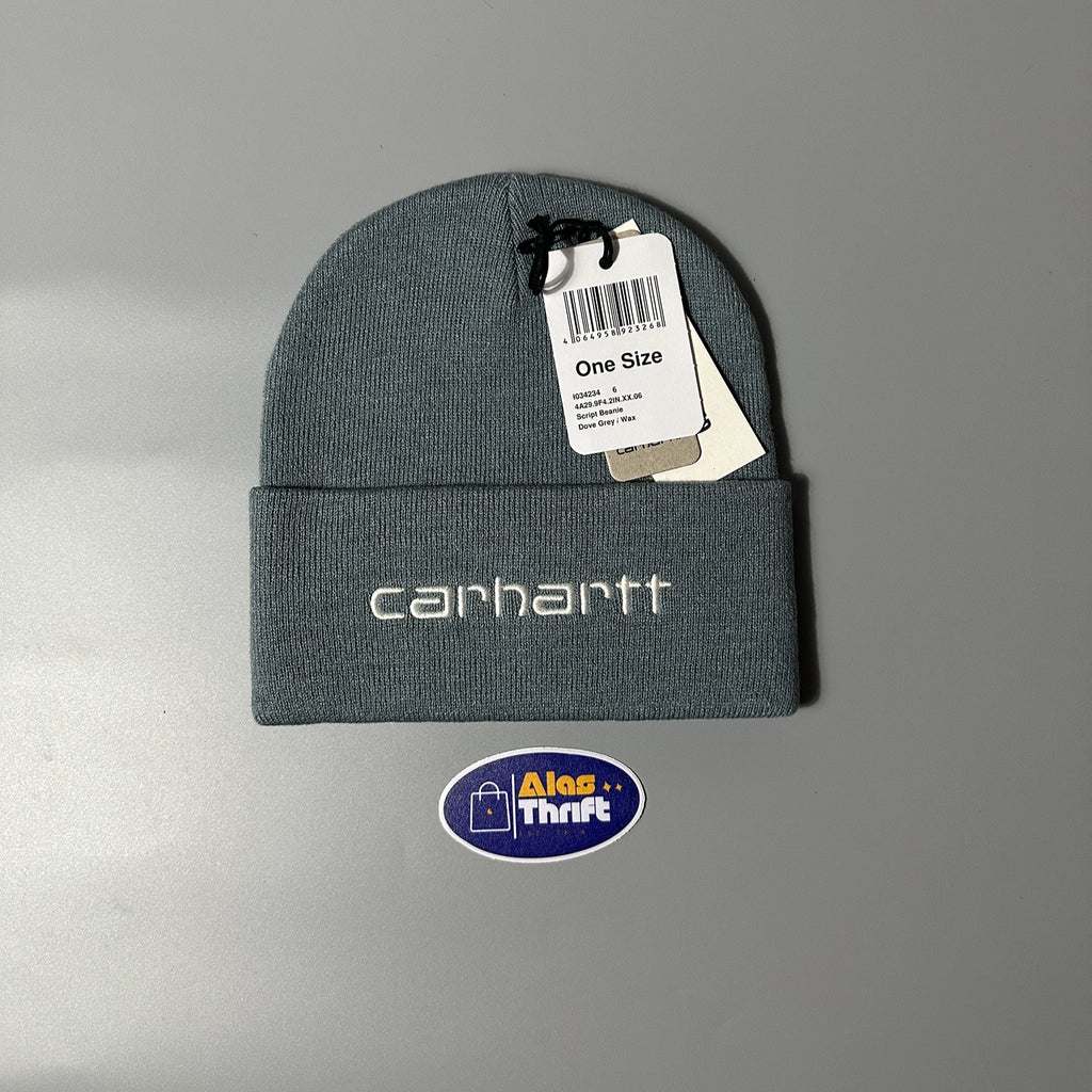 Carhartt WIP Script Beanie - Dove Grey
