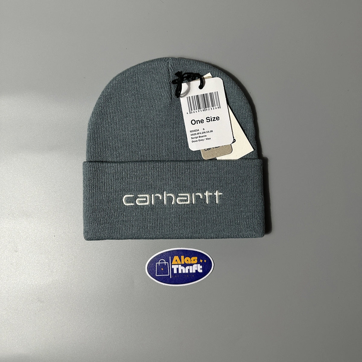 Carhartt WIP Script Beanie - Dove Grey