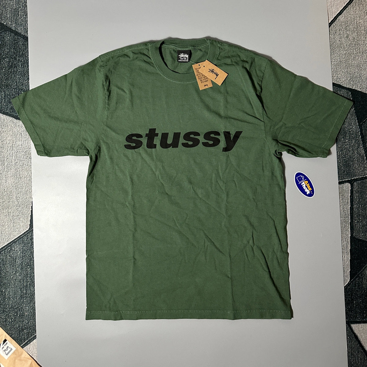 STUSSY SHARK PIGMENT DYED TEE