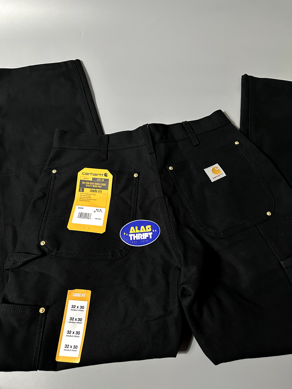 Carhartt Iconic B01 Firm Duck Double-Front Dungaree Pant