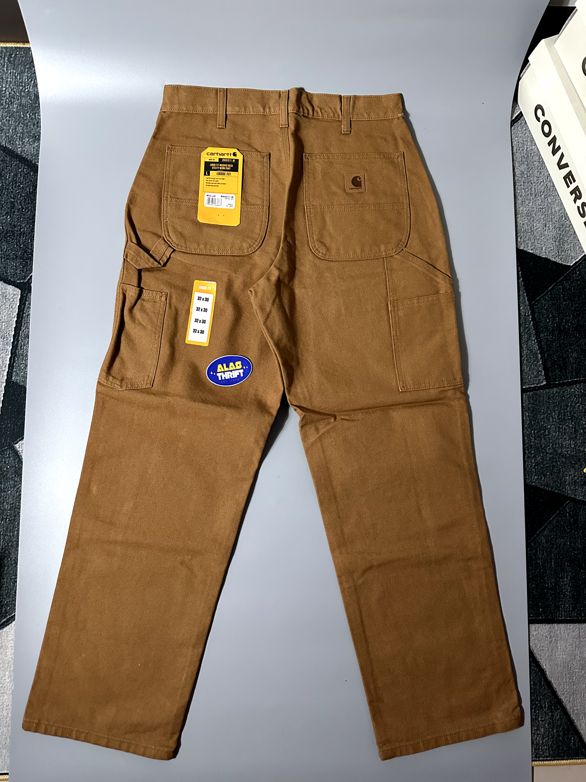 Carhartt B11  Loose Straight Washed Duck Dungaree Pant