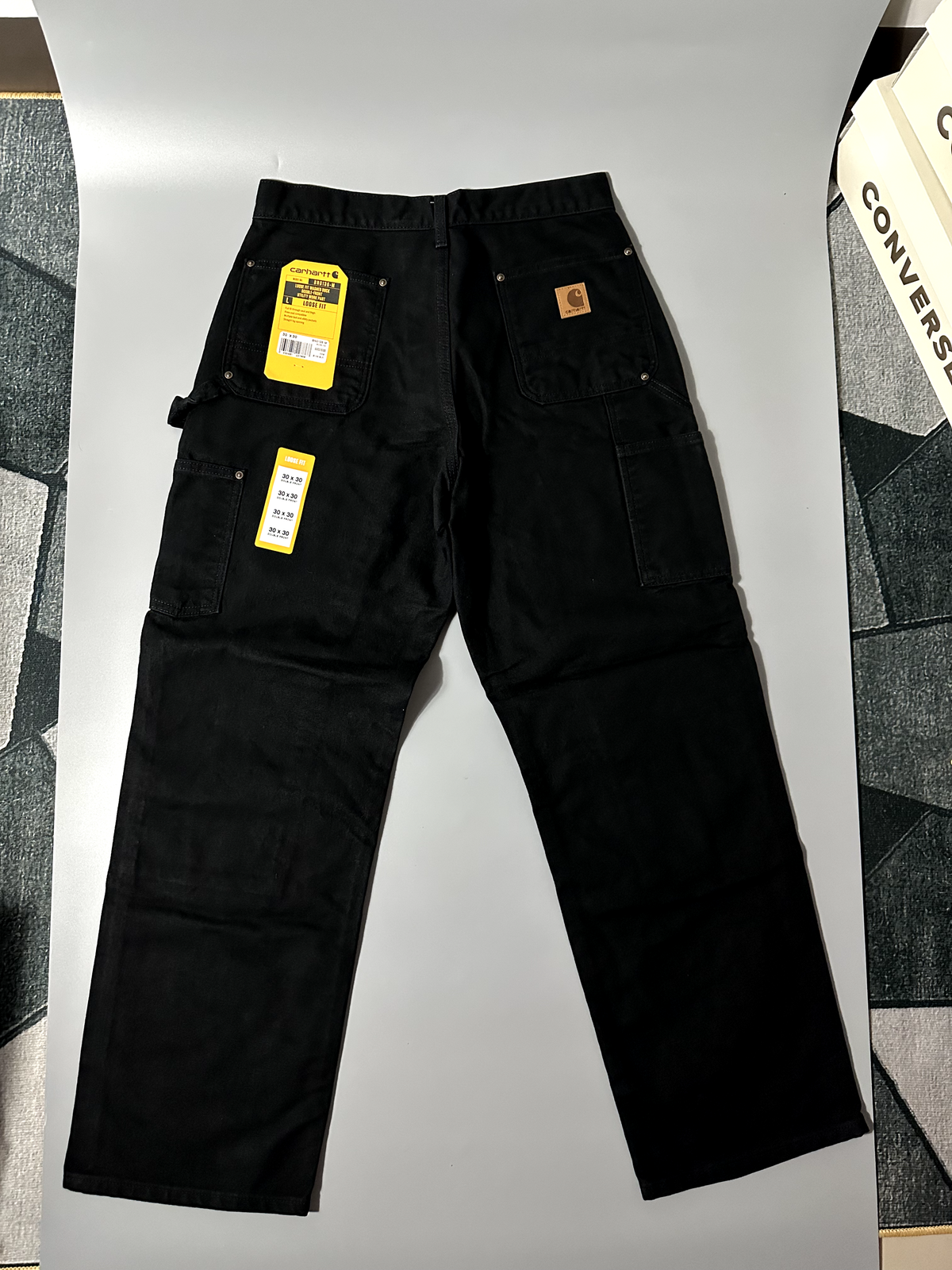 Carhartt B136 Loose Straight Washed Duck Double-Front Dungaree Pant
