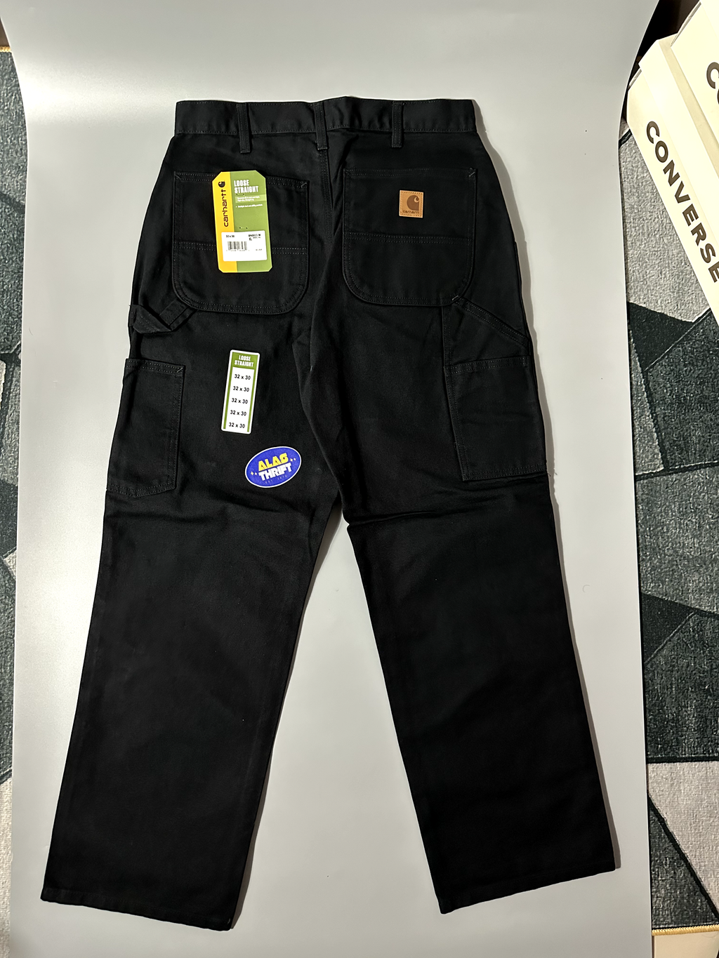 Carhartt B11  Loose Straight Washed Duck Dungaree Pant