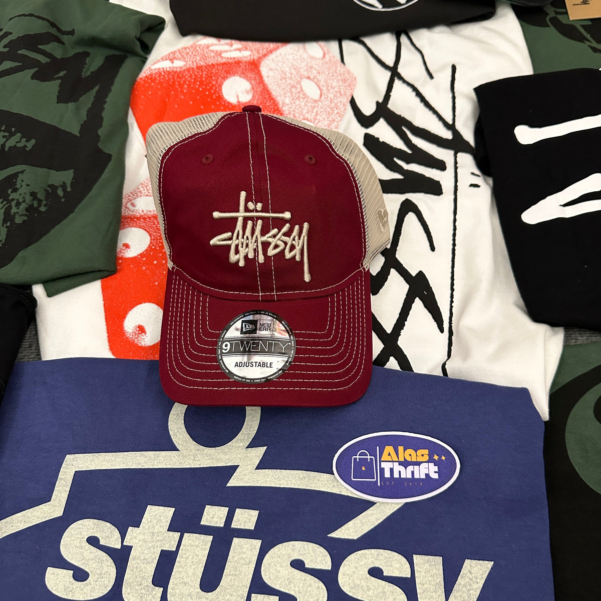STUSSY x NEW ERA 9 TWENTY BASIC TRUCKER CAP