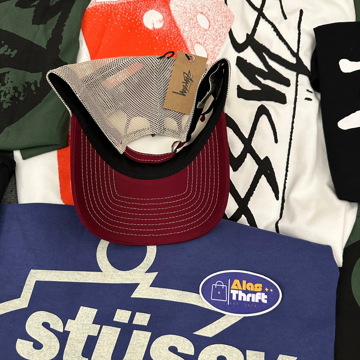 STUSSY x NEW ERA 9 TWENTY BASIC TRUCKER CAP