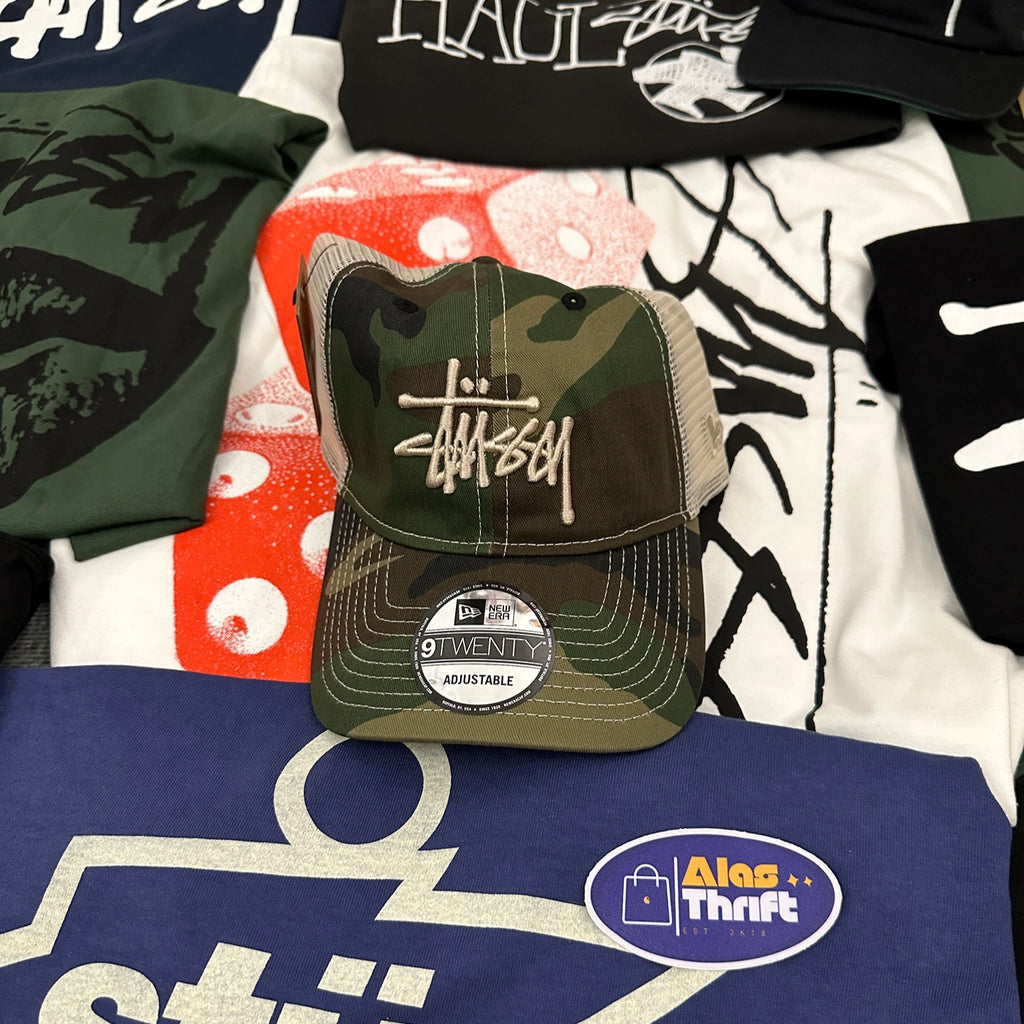 STUSSY x NEW ERA 9 TWENTY BASIC TRUCKER CAP