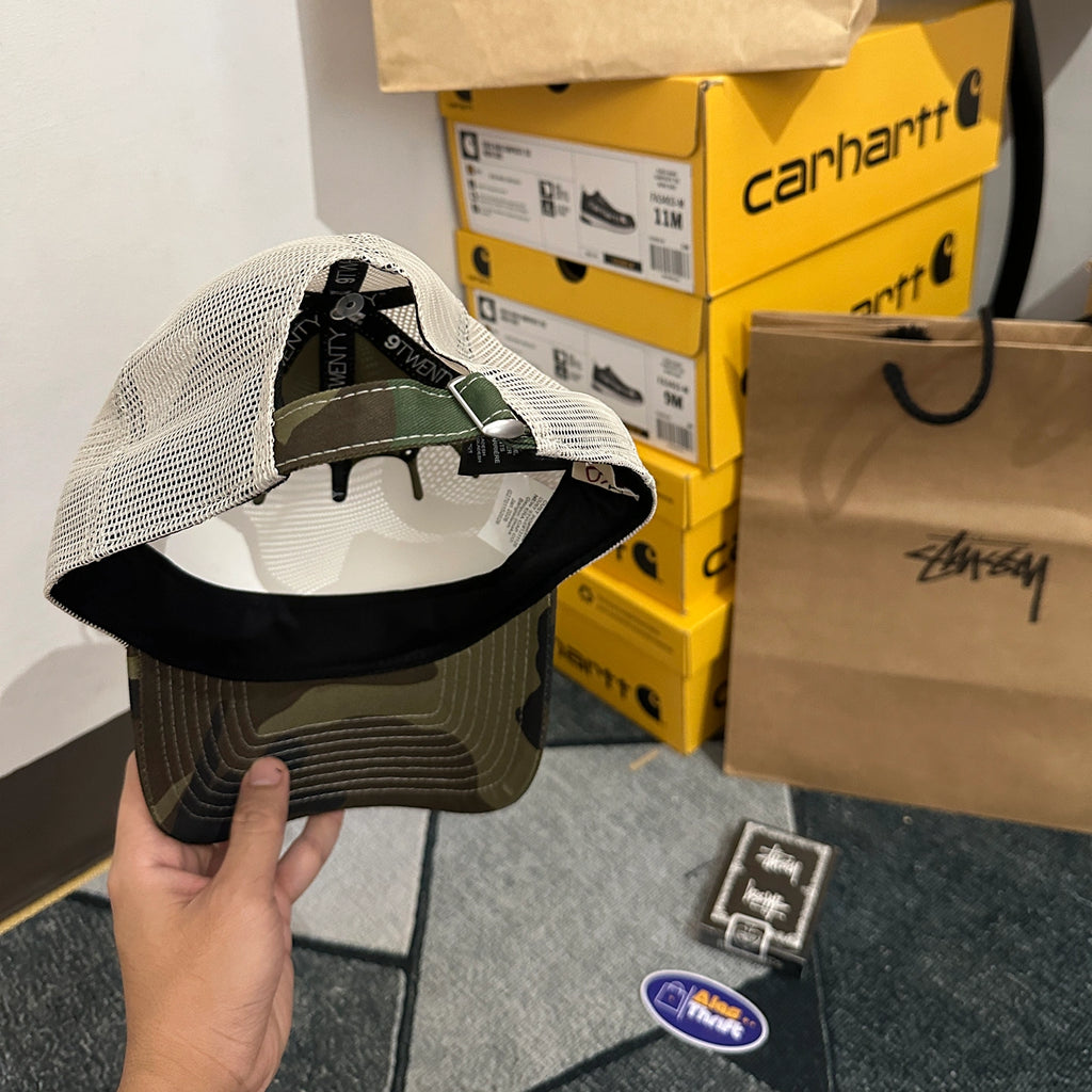 STUSSY x NEW ERA 9 TWENTY BASIC TRUCKER CAP