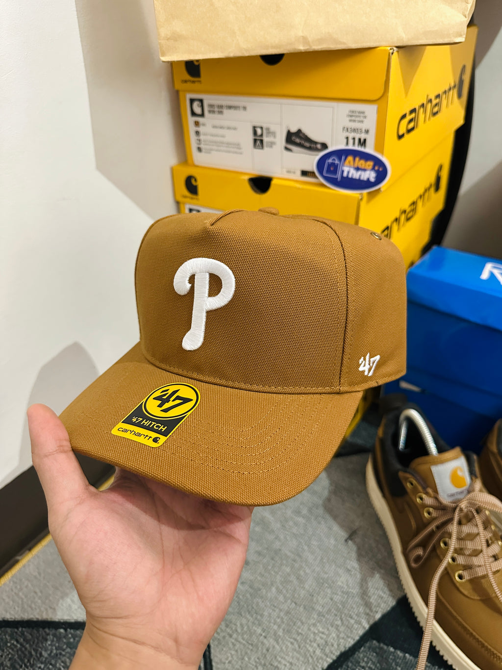Philadelphia Phillies 'Bryce Harper' Carhartt x '47 Hitch Hat (Limited Edition)