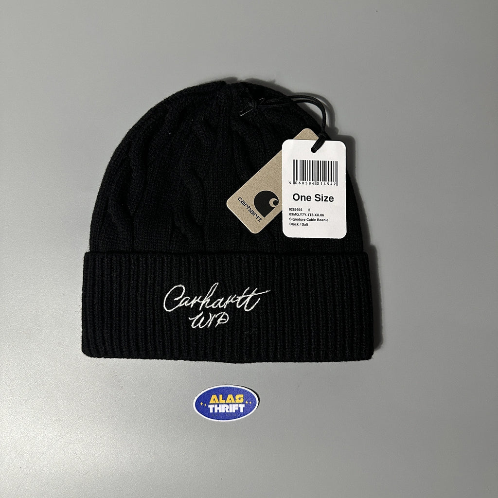 Carhartt WIP Signature Cable Script Beanie