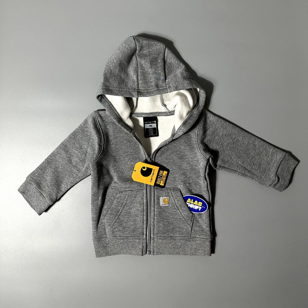 Carhartt Unisex Kids Long-Sleeve Full-Zip Hooded Graphic Sweatshirt