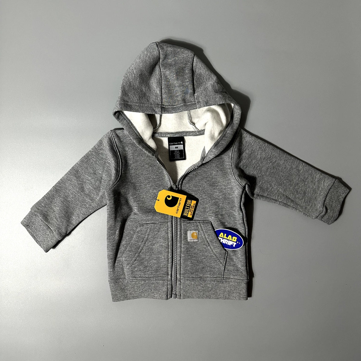 Carhartt Unisex Kids Long-Sleeve Full-Zip Hooded Graphic Sweatshirt