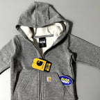 Carhartt Unisex Kids Long-Sleeve Full-Zip Hooded Graphic Sweatshirt