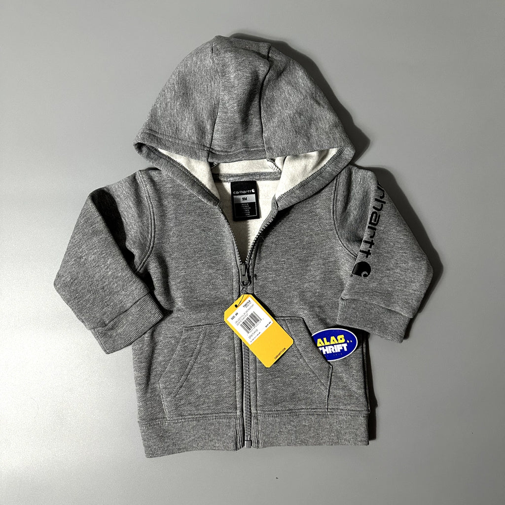 Carhartt Unisex Kids Long-Sleeve Full-Zip Hooded Graphic Sweatshirt