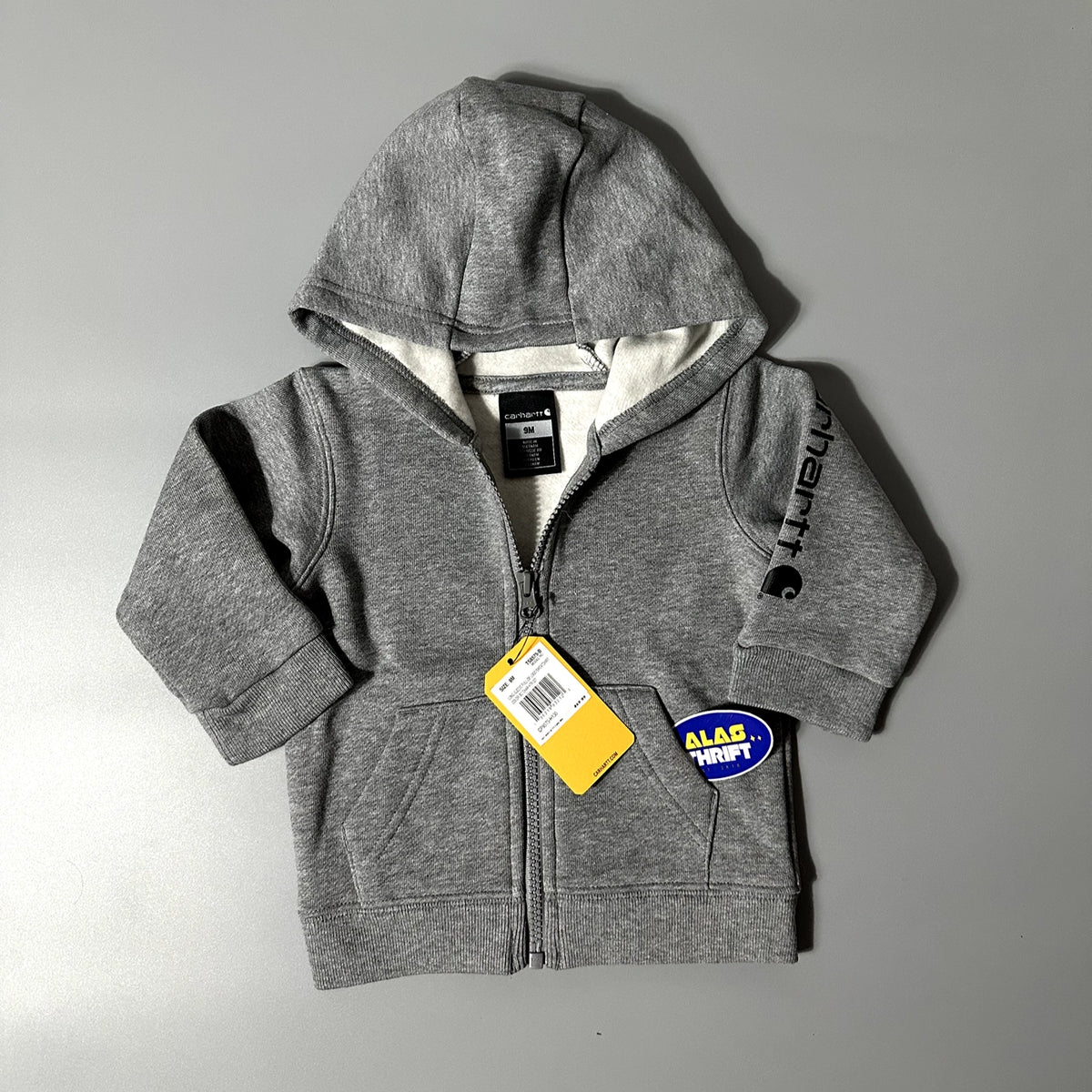 Carhartt Unisex Kids Long-Sleeve Full-Zip Hooded Graphic Sweatshirt