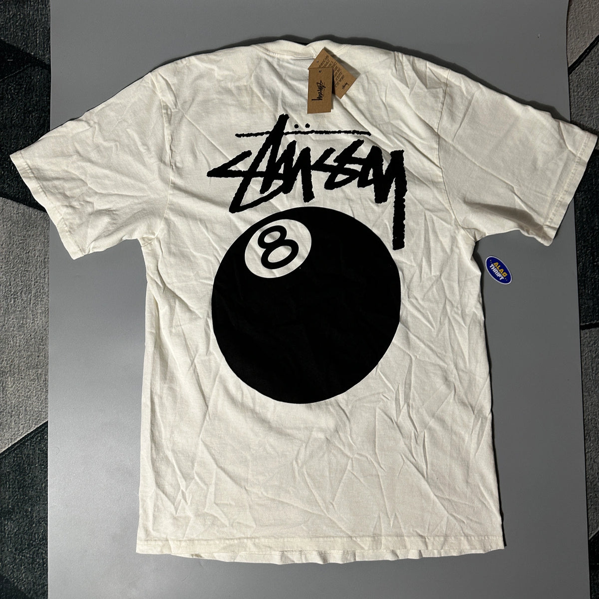 STUSSY 8 BALL PIGMENT DYED TEE
