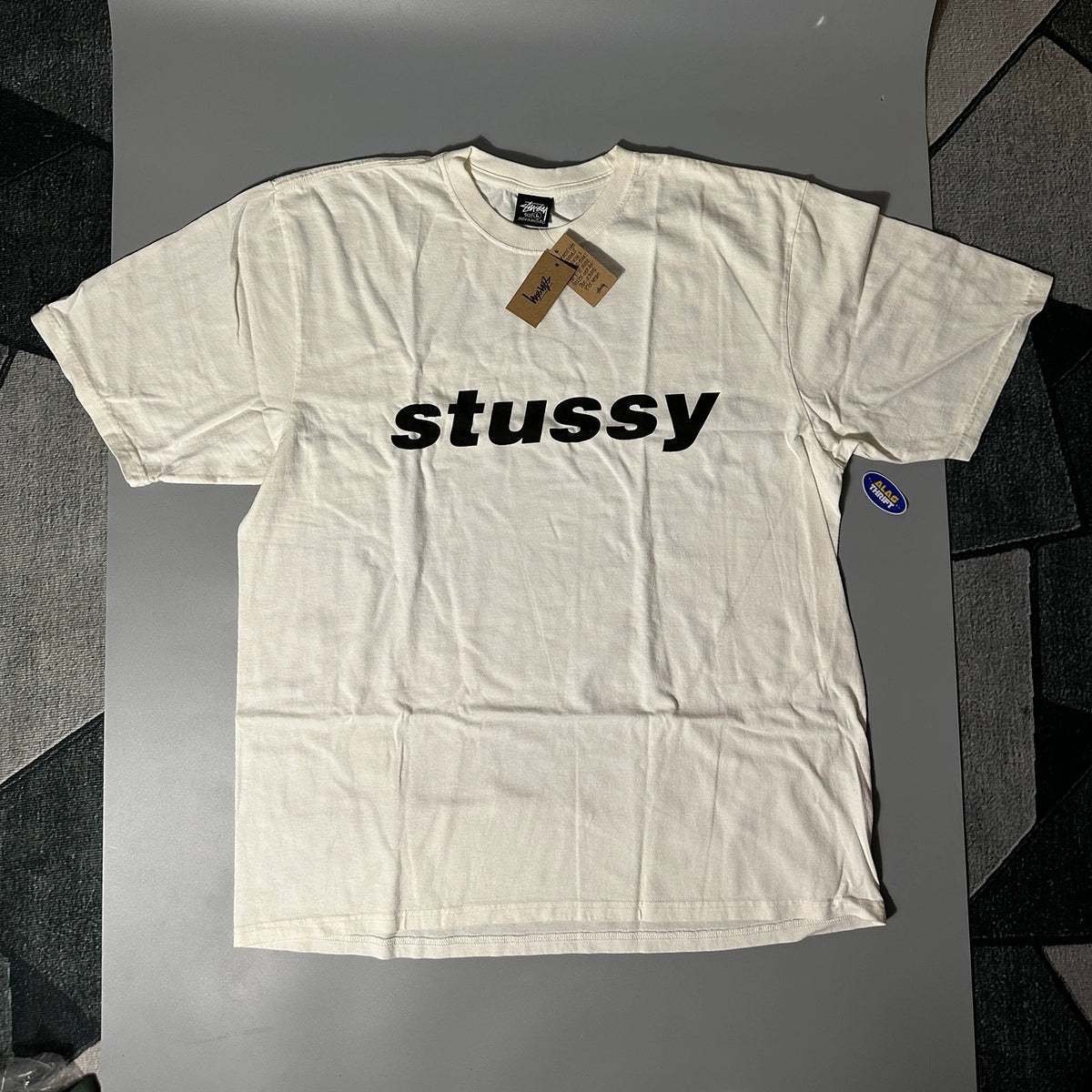 STUSSY SHARK PIGMENT DYED TEE
