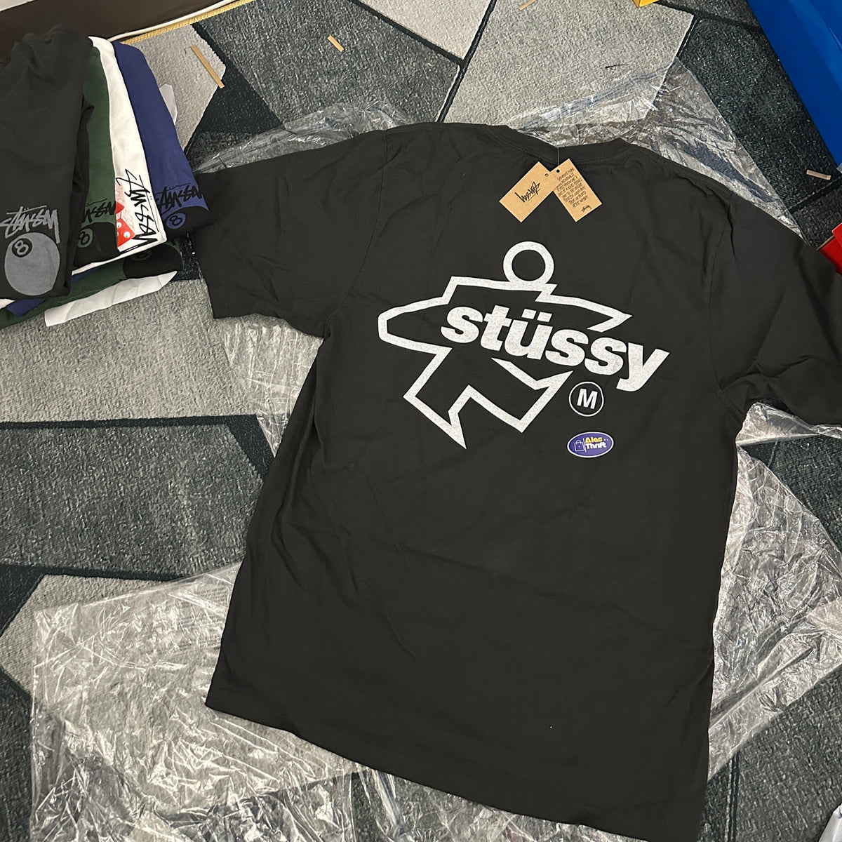 STUSSY SURF SIZE PIGMENT DYED TEE