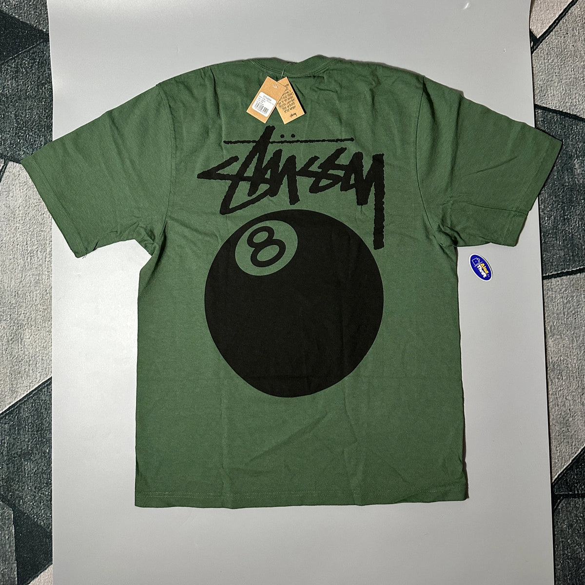STUSSY 8 BALL PIGMENT DYED TEE