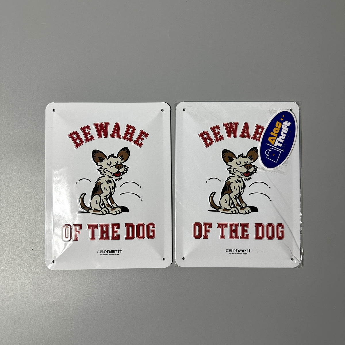 Carhartt WIP Beware of The Dog Plate
